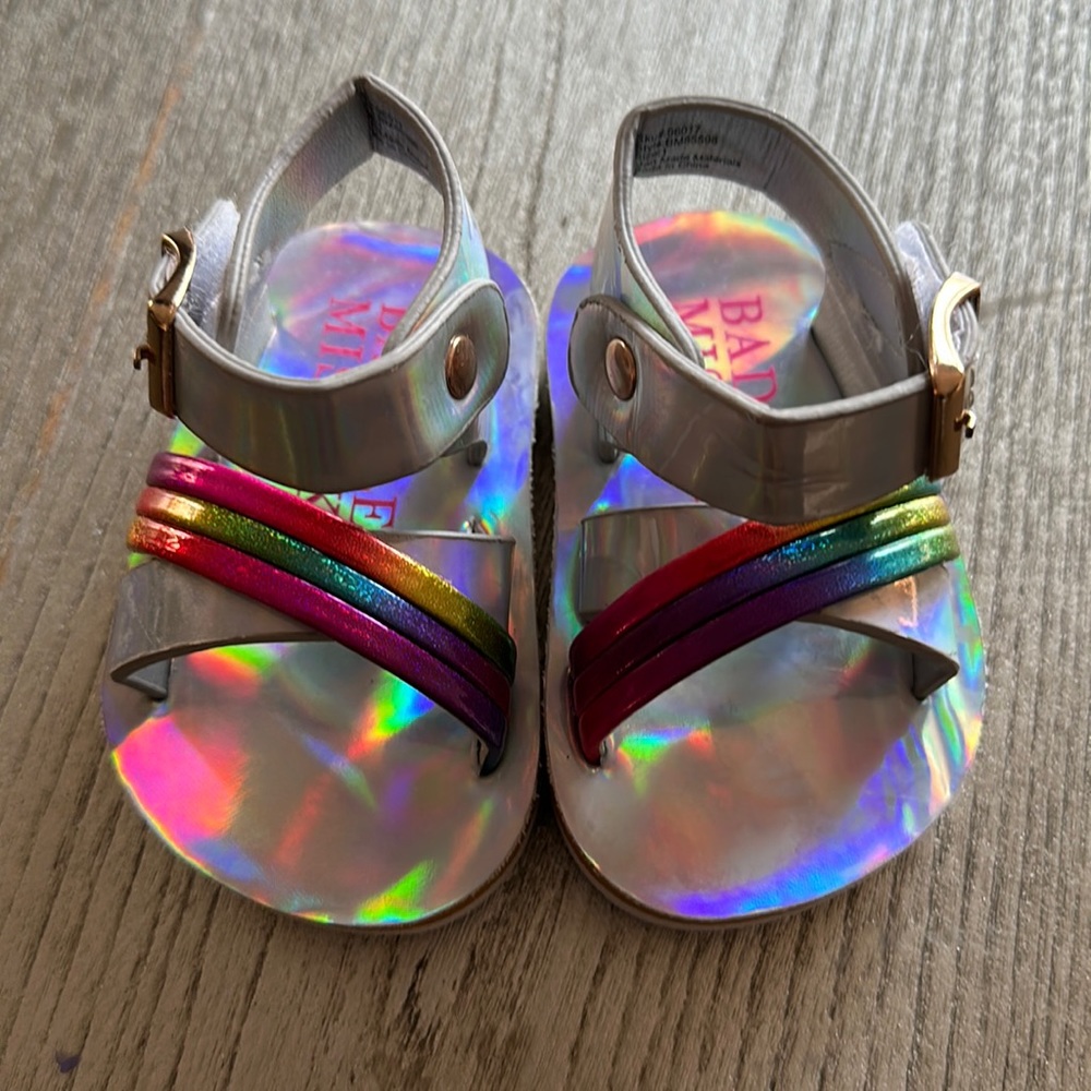 Badgley Mischka Baby Girl Sandals Size 1